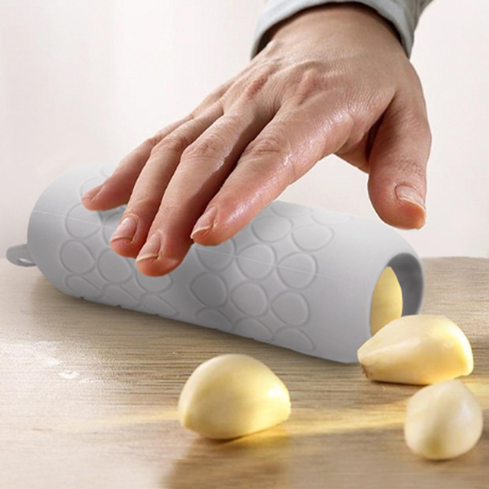 Kitchen Gadgets Dropshipping - ニンニク皮むき器、クイックピーリングガーリックストリッパー、キッチンガジェット、簡単ローラーチューブ、迅速な食事の準備、前菜用