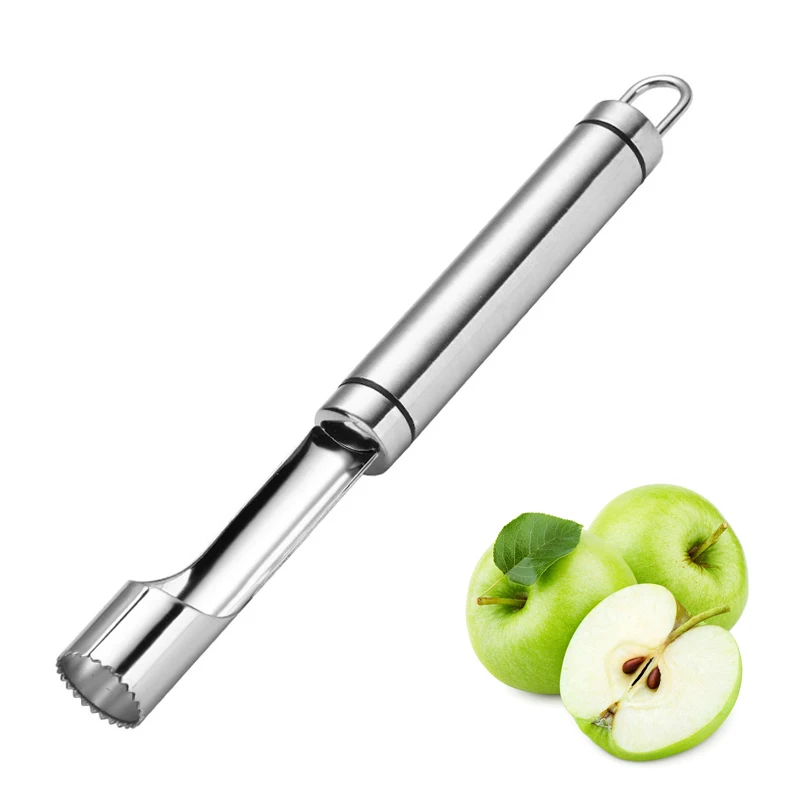 Apple Corer Slicer - ステンレス鋼の果物の皮むき器,リンゴの皮むき器,洋ナシの皮むき器,果物の皮むき器,切削工具,家庭用キッチンアクセサリー