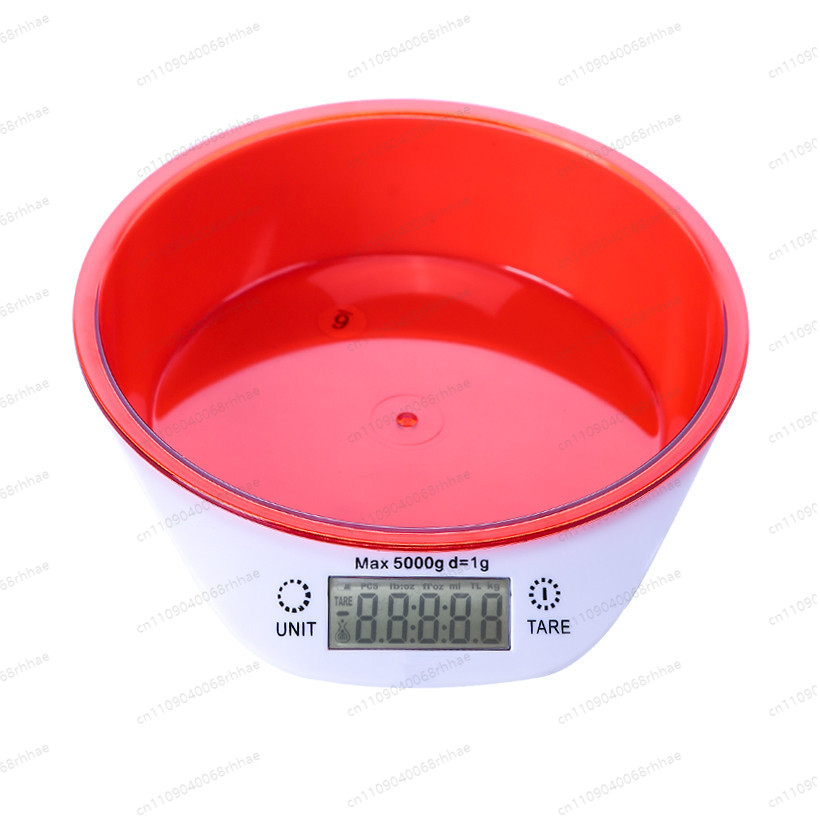 Digital Kitchen Scale - 高精度デジタルキッチンスケール（ボウル付き）、小麦粉の製菓やペットの餌作り用電子食品スケール