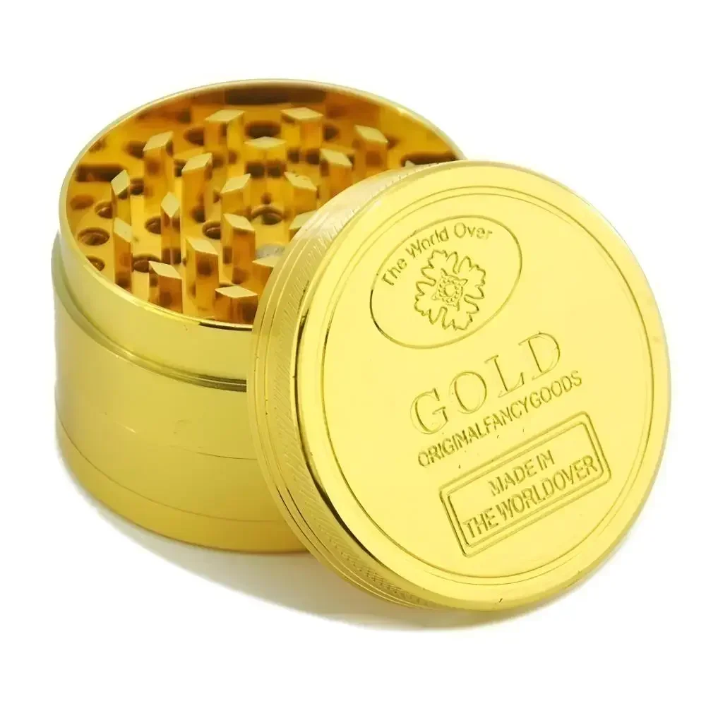 Kitchen Gadgets Gold - ハーブグラインダー 3/4 部品亜鉛合金 40 ミリメートルタバコクラッシャー 1.57