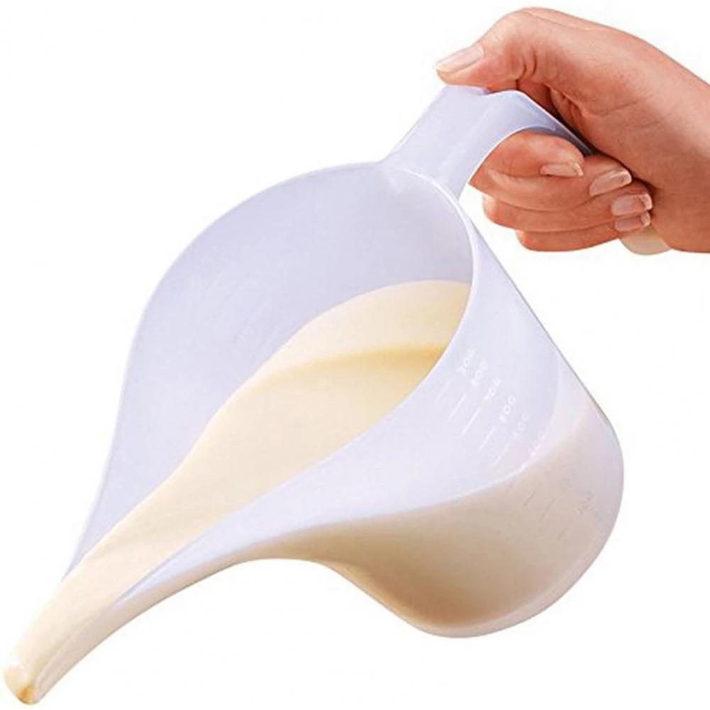 Kitchen Gadgets Dropshipping - 1000ML計量カップ 食品グレード 落下防止チップ付き口 DIY調理 キッチンガジェット プラスチック製