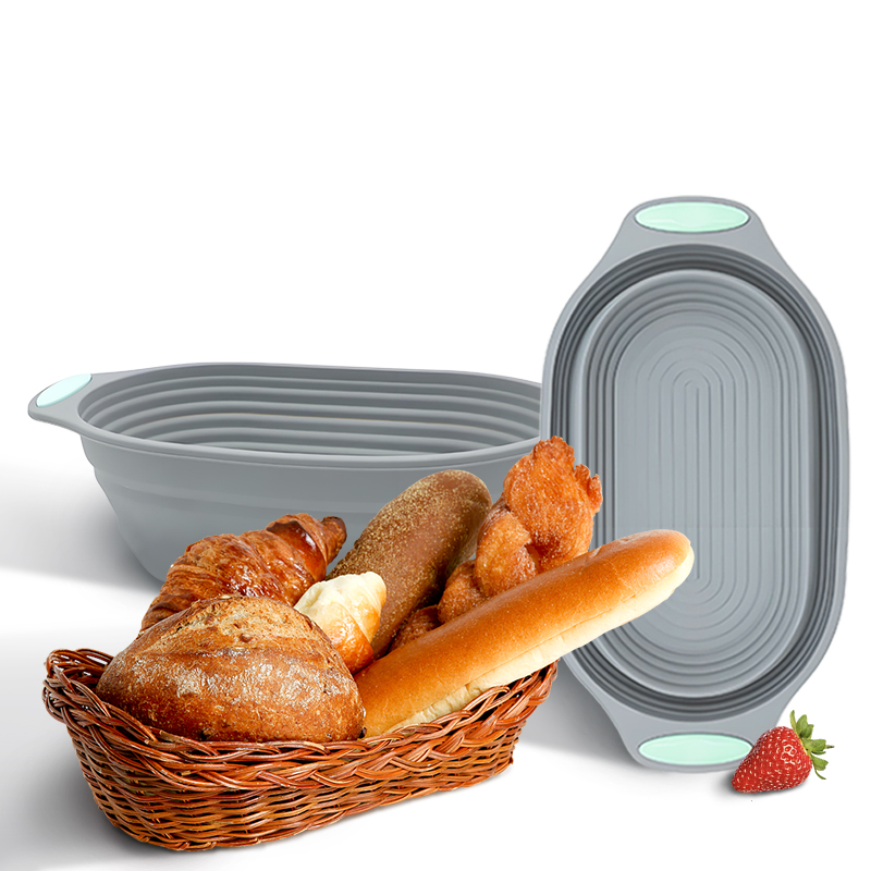 Kitchen Gadgets Ninja - 1PC シリコン製折りたたみ式バンネットパン発酵バスケット - サワードウパン焼きボウル食品グレードキッチンアクセサリー