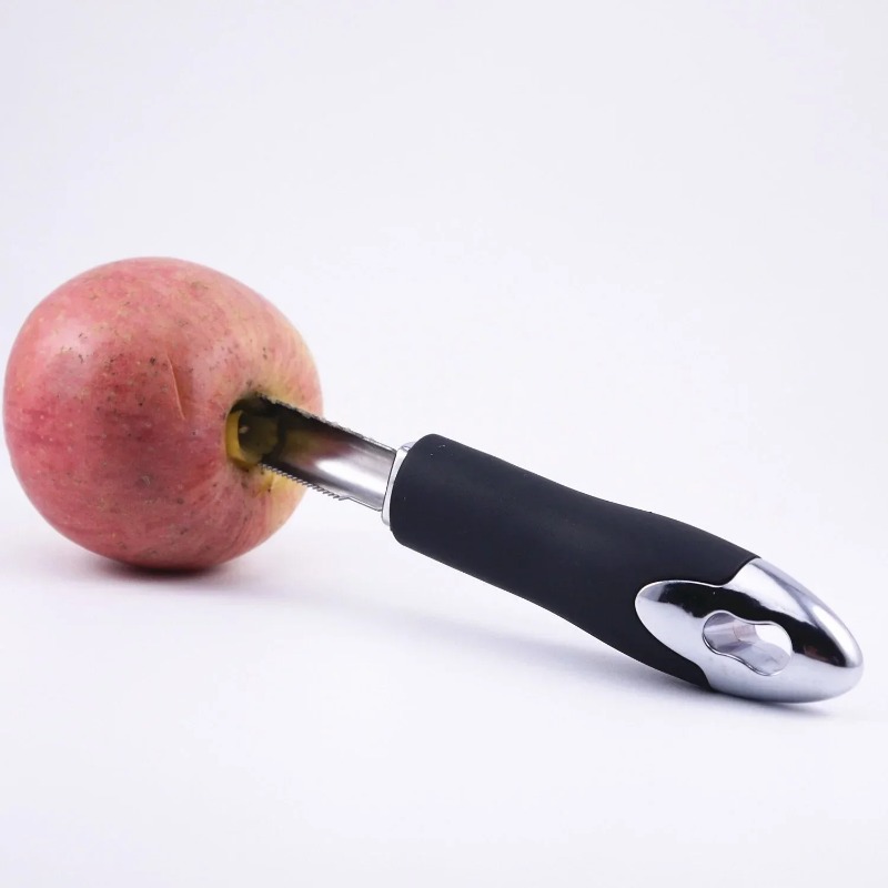 1PC ポータブルステンレス鋼フルーツペッパーコアラーラーキ - Apple Corer Slicer のレビューと価格