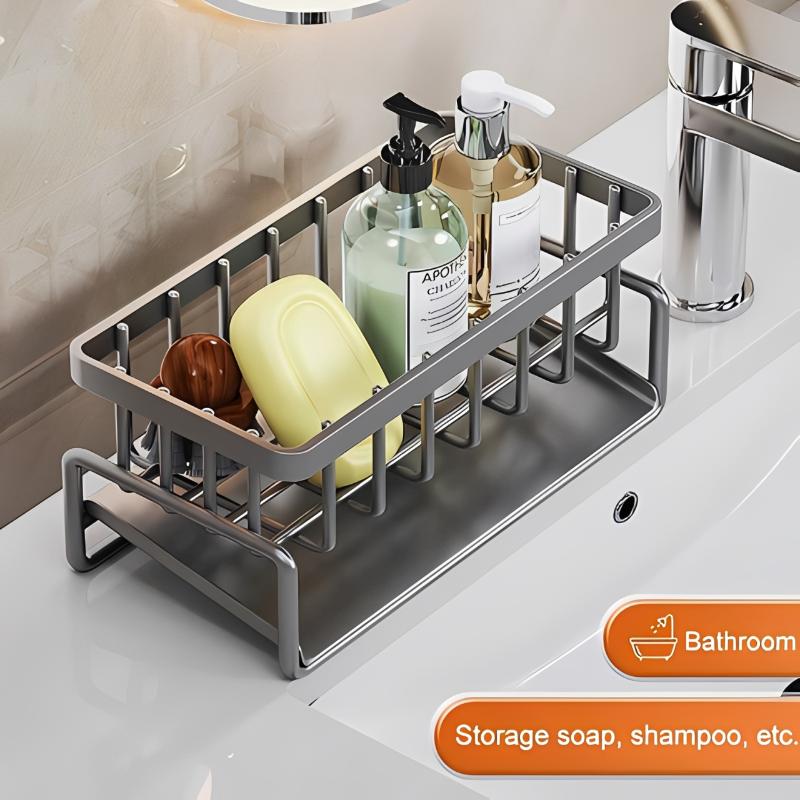 スポンジ水切りラック、タオルホルダー付き、キッチン・バスルー - Kitchen Gadgets Gifts のレビューと価格