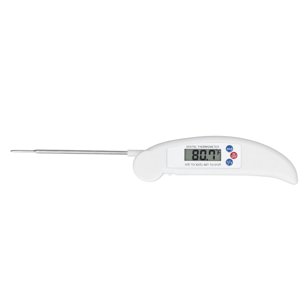 ABS ステンレス鋼デジタル食品温度計白赤高速測定インスタン - Instant Read Thermometer のレビューと価格