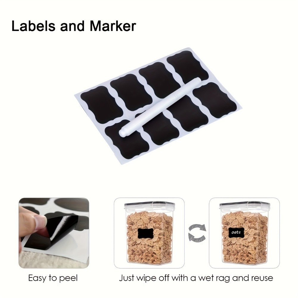 24個入り食品保存容器 12箱 12蓋 気密パントリーオーガ - Kitchen Gadgets Ninja のレビューと価格