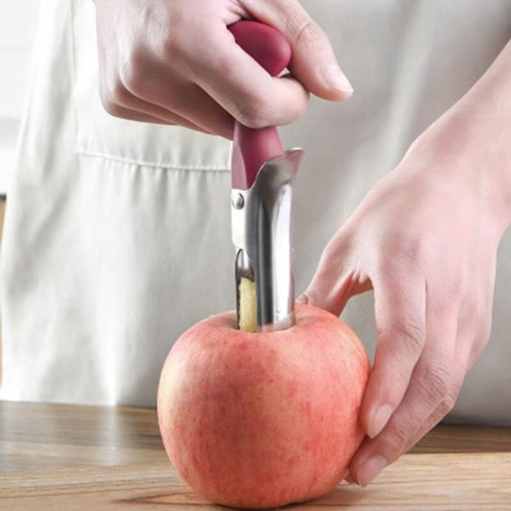 ステンレス製のリンゴ芯抜き器、果物の準備用、鋭い波刃、リンゴ - Apple Corer Slicer のレビューと価格
