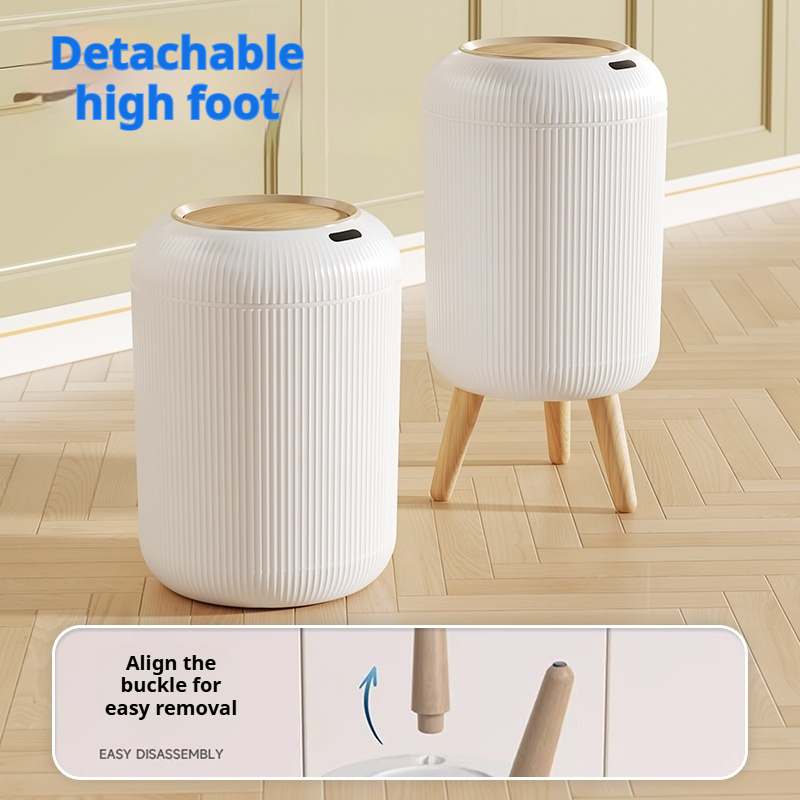 10L木目調スマートセンサー式ゴミ箱 自動開閉 高級 キッチ - Kitchen Gadgets Luxury のレビューと価格