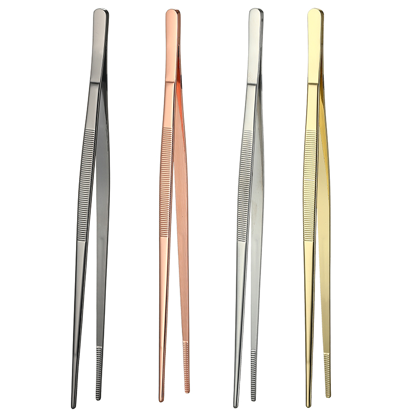 ステンレス鋼キッチンシーフード&バーピンセット食品トングツー - Kitchen Gadgets Gold のレビューと価格