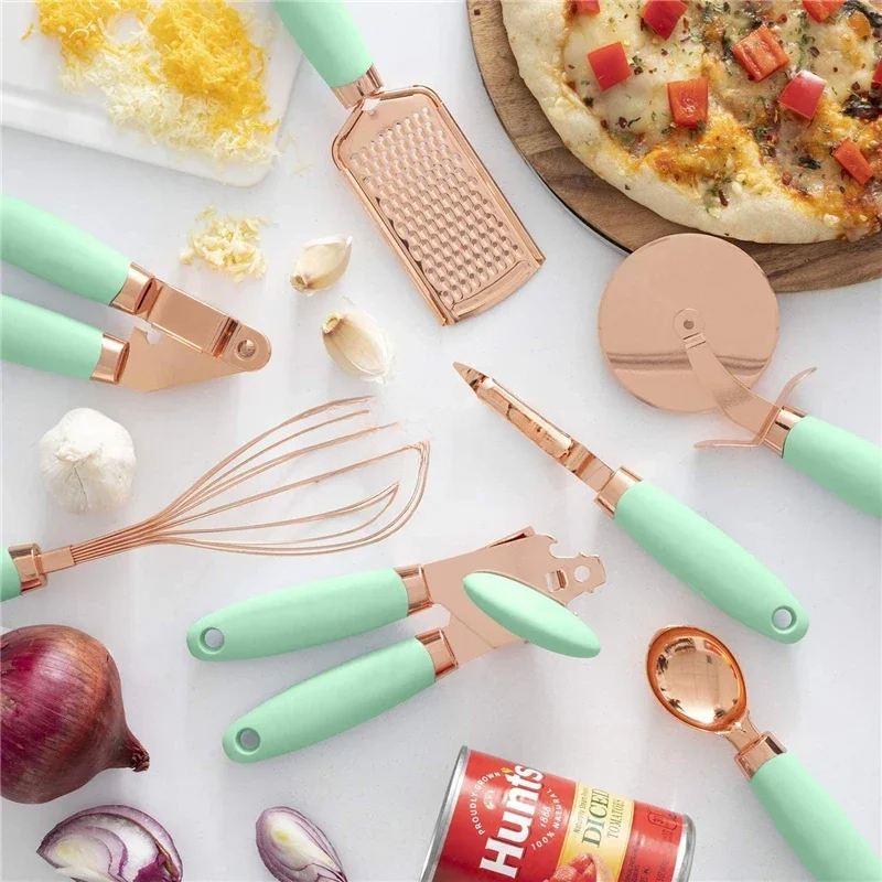 小物ツールアクセサリーガジェットガーリックプレスグレーターキ - Kitchen Gadgets Gold のレビューと価格
