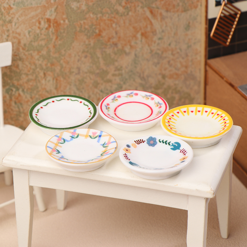 5 個 1/12 ドールハウスミニプレート食器モデルドールハ - Kitchen Gadgets Website のレビューと価格