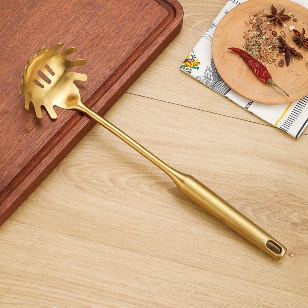 ステンレス製キッチンツールセット、耐熱性、ノンスティック調理 - Kitchen Gadgets Gold のレビューと価格