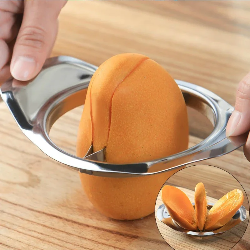 ステンレス鋼マンゴーカッター、アップルスライサー、野菜ナイフ - Apple Corer Slicer のレビューと価格