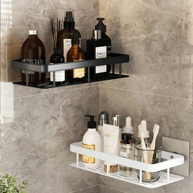 2 個のバスルーム棚キッチン収納オーガナイザーアルミ合金シャ - Kitchen Gadgets Rack のレビューと価格