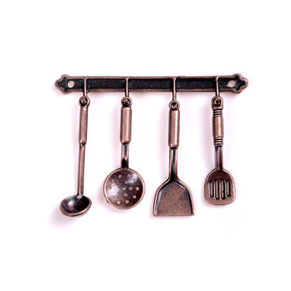 1:12 スケールドールハウスミニチュアローズゴールドカラー - Kitchen Gadgets Gold のレビューと価格