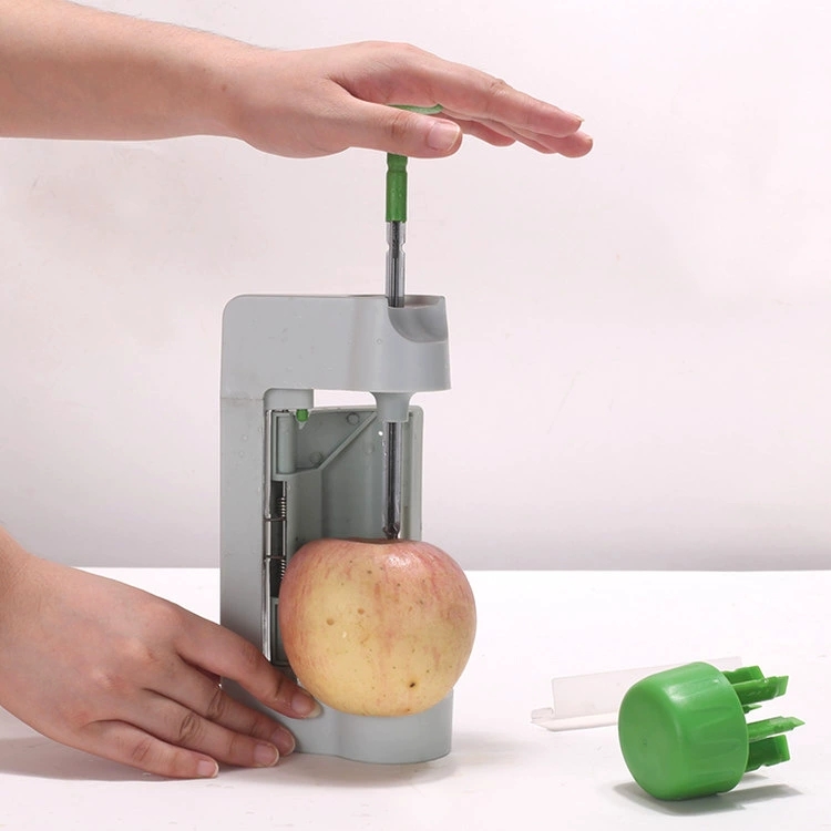 家庭用ピーラー、リンゴ、梨、大根ローラーナイフ、キッチンガジ - Apple Corer Slicer のレビューと価格