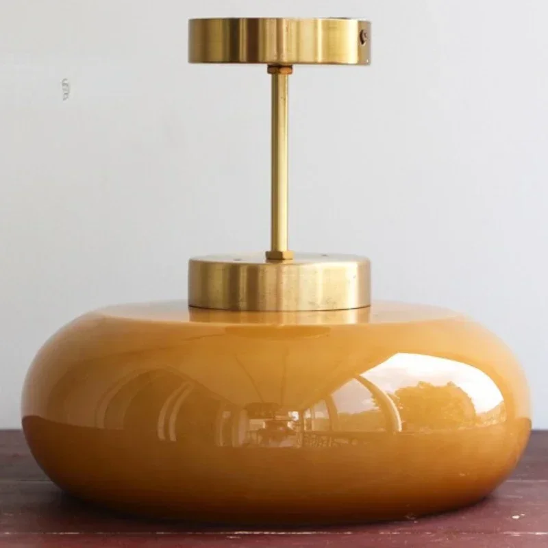 控えめなヴィンテージガラス天井シャンデリアバルコニー寝室研究 - Kitchen Gadgets Gold のレビューと価格