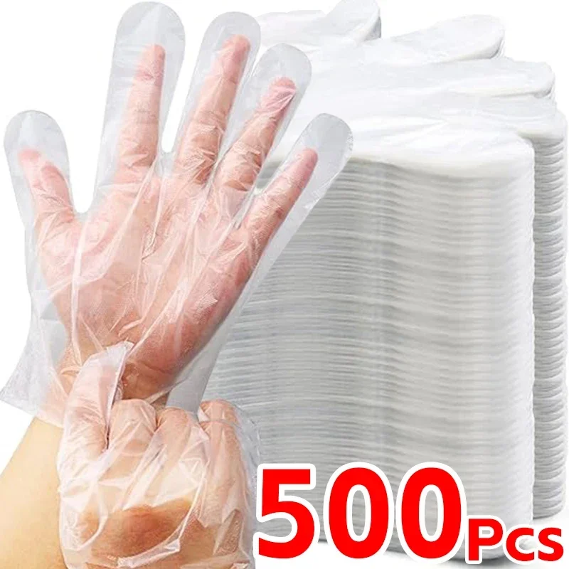 使い捨ての透明なプラスチック製の手袋,防水,キッチン,レスト - Kitchen Gadgets Gifts のレビューと価格