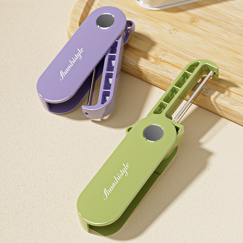 ポータブルミニステンレス鋼フルーツシェアナイフピーラー折りた - Kitchen Gadgets Ninja のレビューと価格