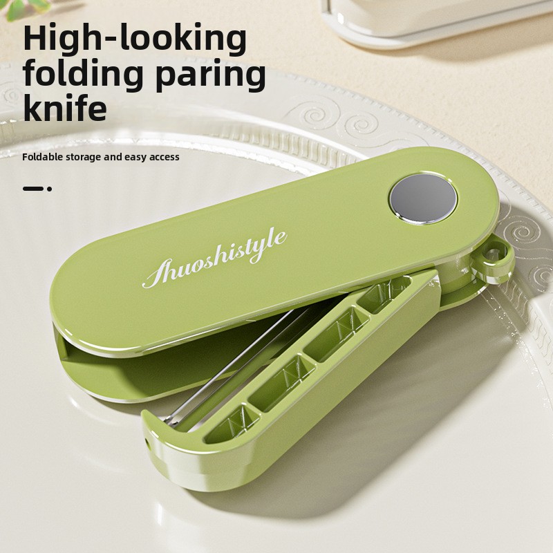 ポータブルミニステンレス鋼フルーツシェアナイフピーラー折りた - Kitchen Gadgets Ninja のレビューと価格