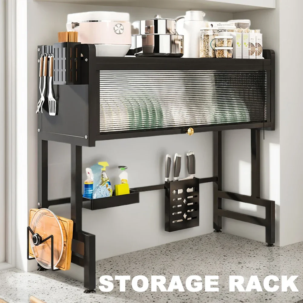 キッチン収納キャビネット シンク上スチール製食器乾燥ラック  - Kitchen Gadgets Rack のレビューと価格