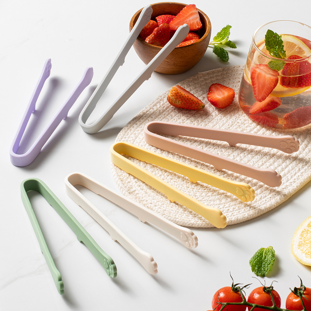 かわいい猫の足シリコンフードトングマルチカラー食品グレードの - Kitchen Gadgets Ninja のレビューと価格