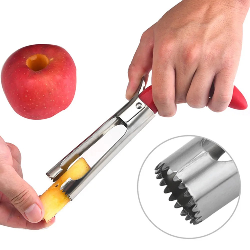 ステンレス鋼の果物の皮むき器,リンゴの皮むき器,洋ナシの皮む - Apple Corer Slicer のレビューと価格
