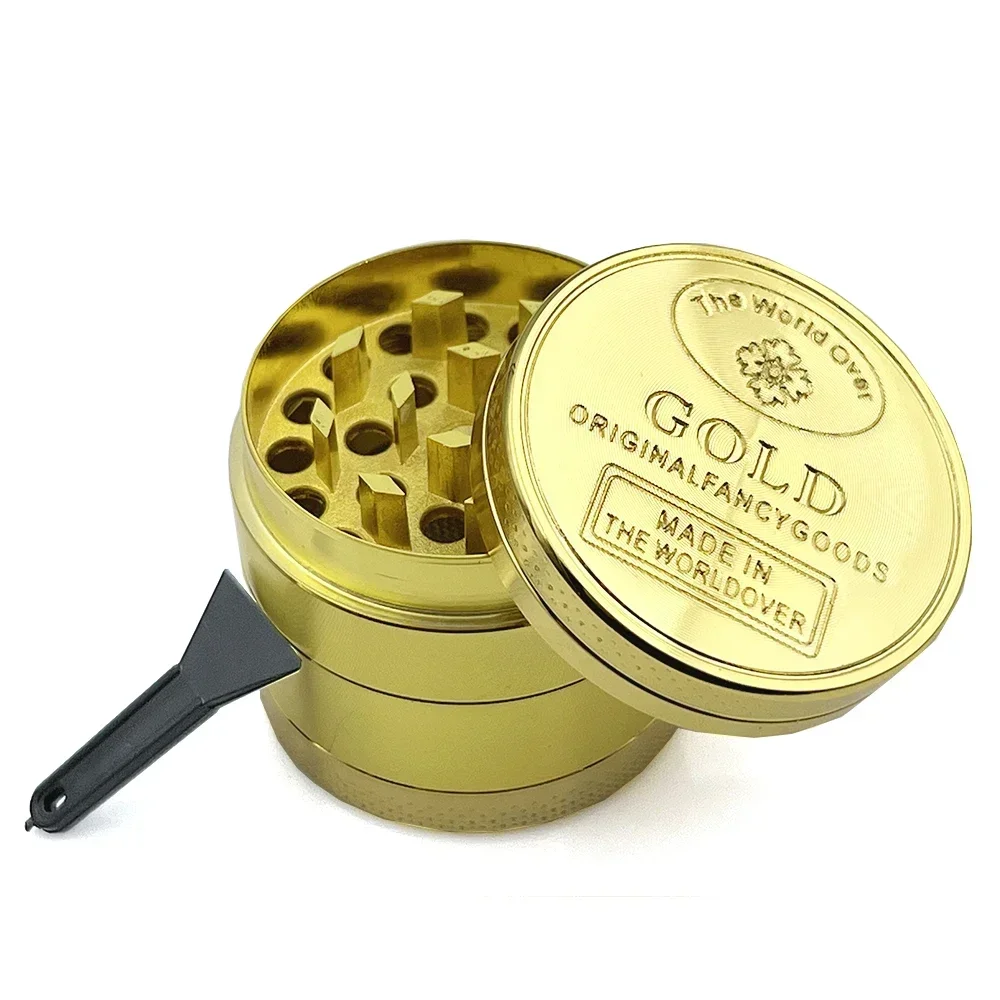 ハーブグラインダー 3/4 部品亜鉛合金 40 ミリメートル - Kitchen Gadgets Gold のレビューと価格