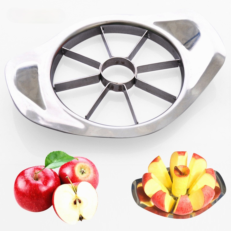 チョッパーステンレス鋼リンゴカッター切断芯抜き調理野菜ツール - Apple Corer Slicer のレビューと価格