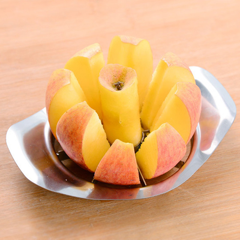 チョッパーステンレス鋼リンゴカッター切断芯抜き調理野菜ツール - Apple Corer Slicer のレビューと価格