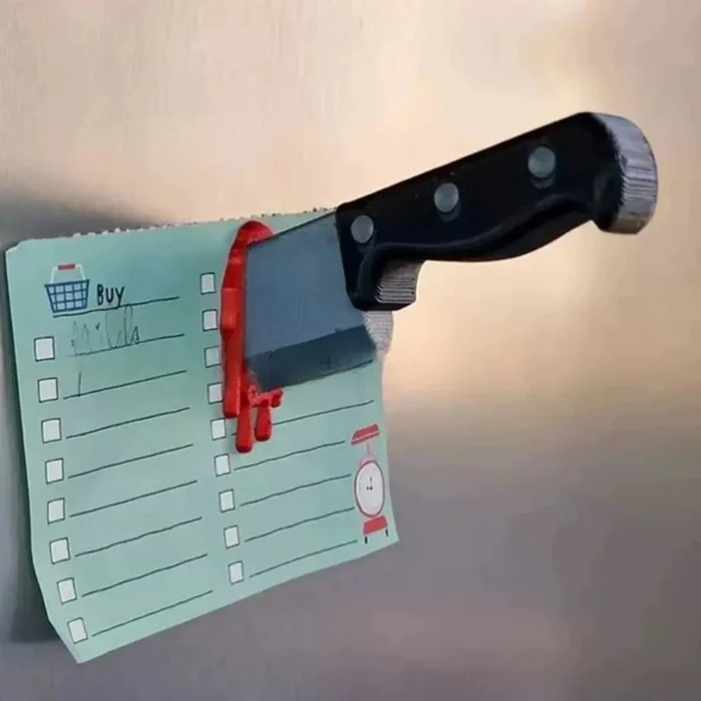 3Dクリエイティブな面白いナイフ型マグネット冷蔵庫ステッカー - Kitchen Gadgets Gifts のレビューと価格