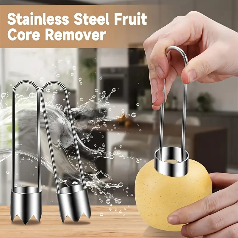 ステンレス製フルーツ野菜芯抜き器、リンゴ、ピーマン、トマト、 - Apple Corer Slicer のレビューと価格
