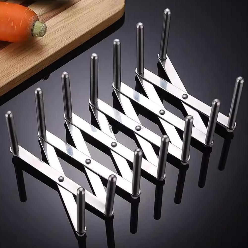 新しいステンレス製食器ラックオーガナイザー、排水機能付き、伸 - Kitchen Gadgets Rack のレビューと価格