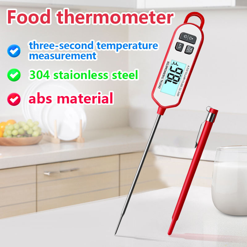 デジタル肉用温度計、インスタント読み取りバックライトディスプ - Instant Read Thermometer のレビューと価格