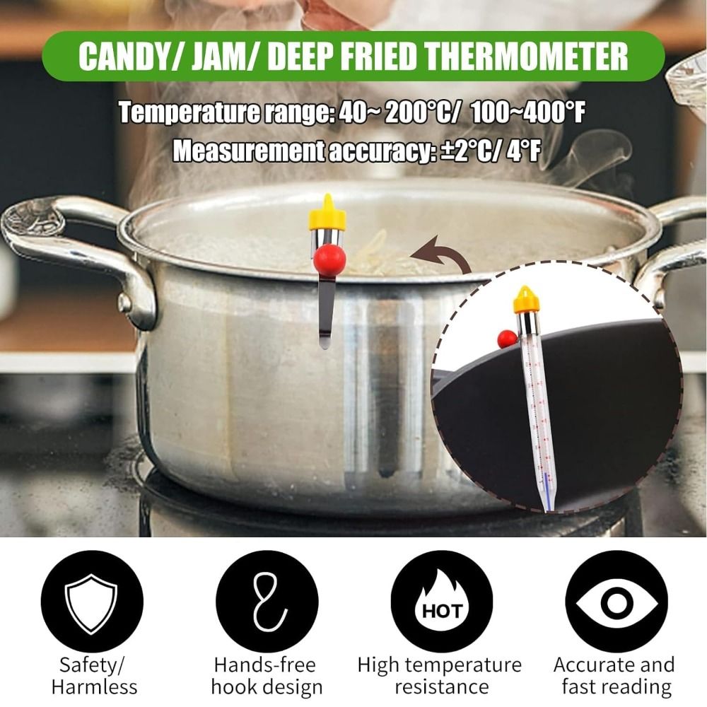 50-200 ℃   キャンディ温度計 瞬時測定 ポットクリ - Instant Read Thermometer のレビューと価格