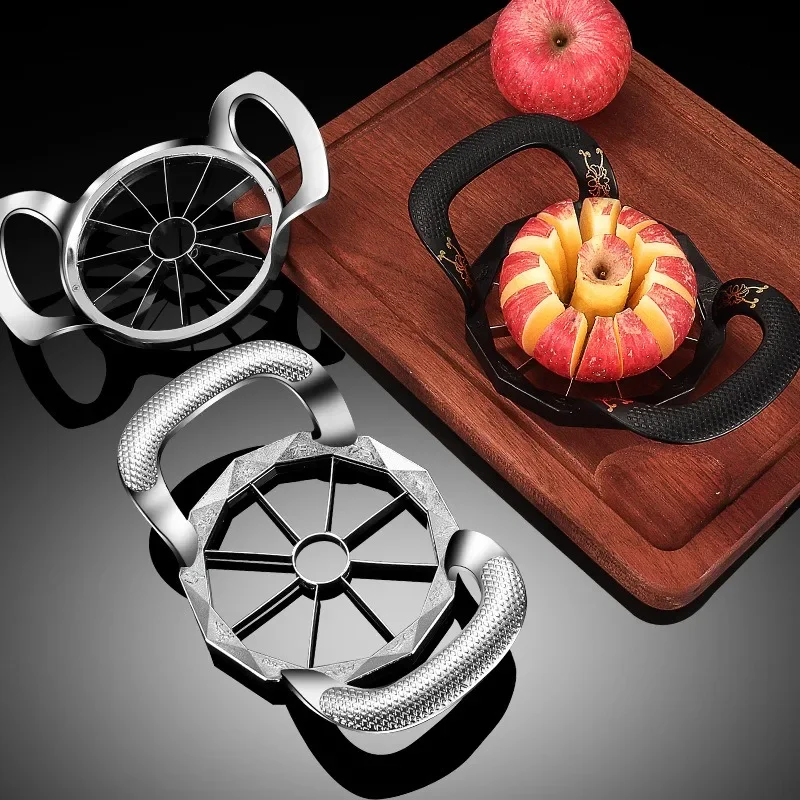 ステンレス鋼製フルーツカッティングナイフ、8/12枚刃アップ - Apple Corer Slicer のレビューと価格