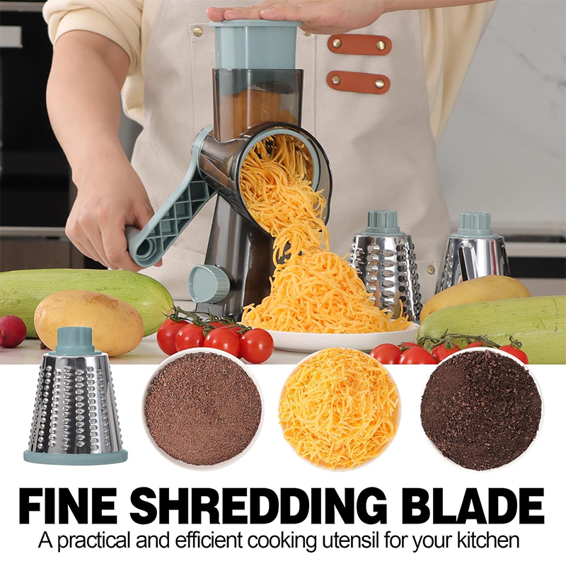 LMETJMA 3 in 1 ロータリーチーズおろし金多用途 - Kitchen Gadgets Dropshipping のレビューと価格