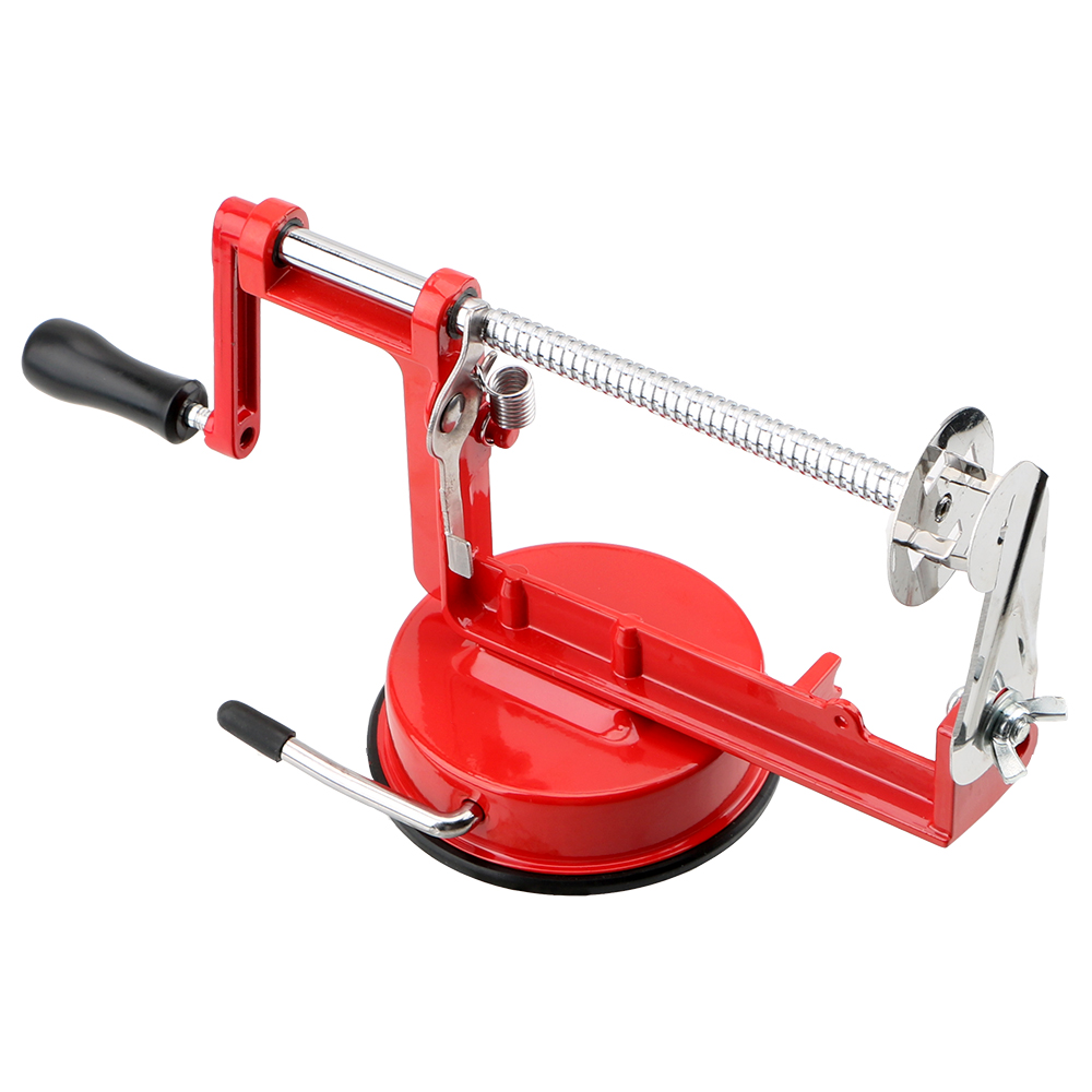 手動スパイラルフレンチフライカッター調理ツール野菜スパイララ - Apple Corer Slicer のレビューと価格