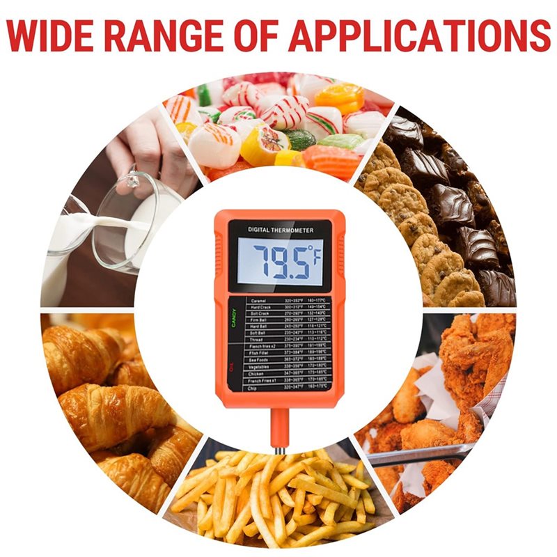 Y42A-TP510 デジタル温度計 防水 ポットクリップ付 - Instant Read Thermometer のレビューと価格