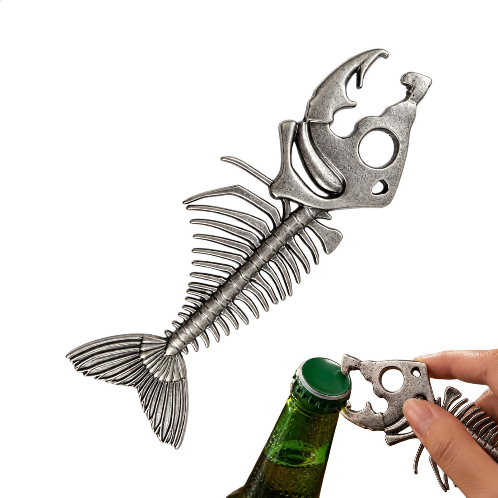 ボトルオープナー ノベルティ 魚の骨型 バーツール キッチン - Kitchen Gadgets Novelty のレビューと価格