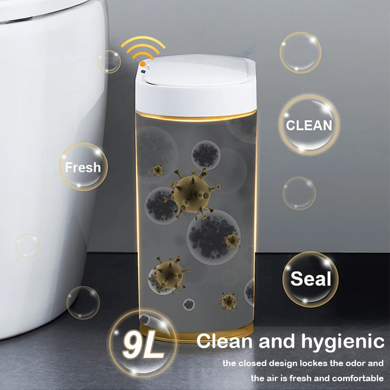 自動センサー付きバスルームゴミ箱,電気ゴミ箱,トイレゴミ箱, - Kitchen Gadgets Luxury のレビューと価格