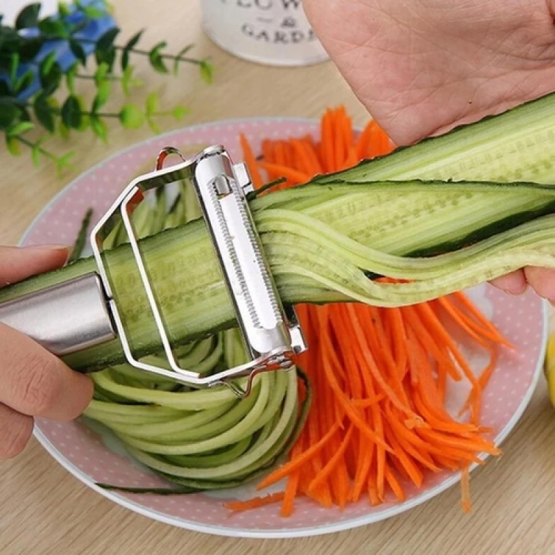 多機能ステンレス鋼キッチンピーラー果物野菜ジャガイモニンジン - Kitchen Gadgets Dropshipping のレビューと価格