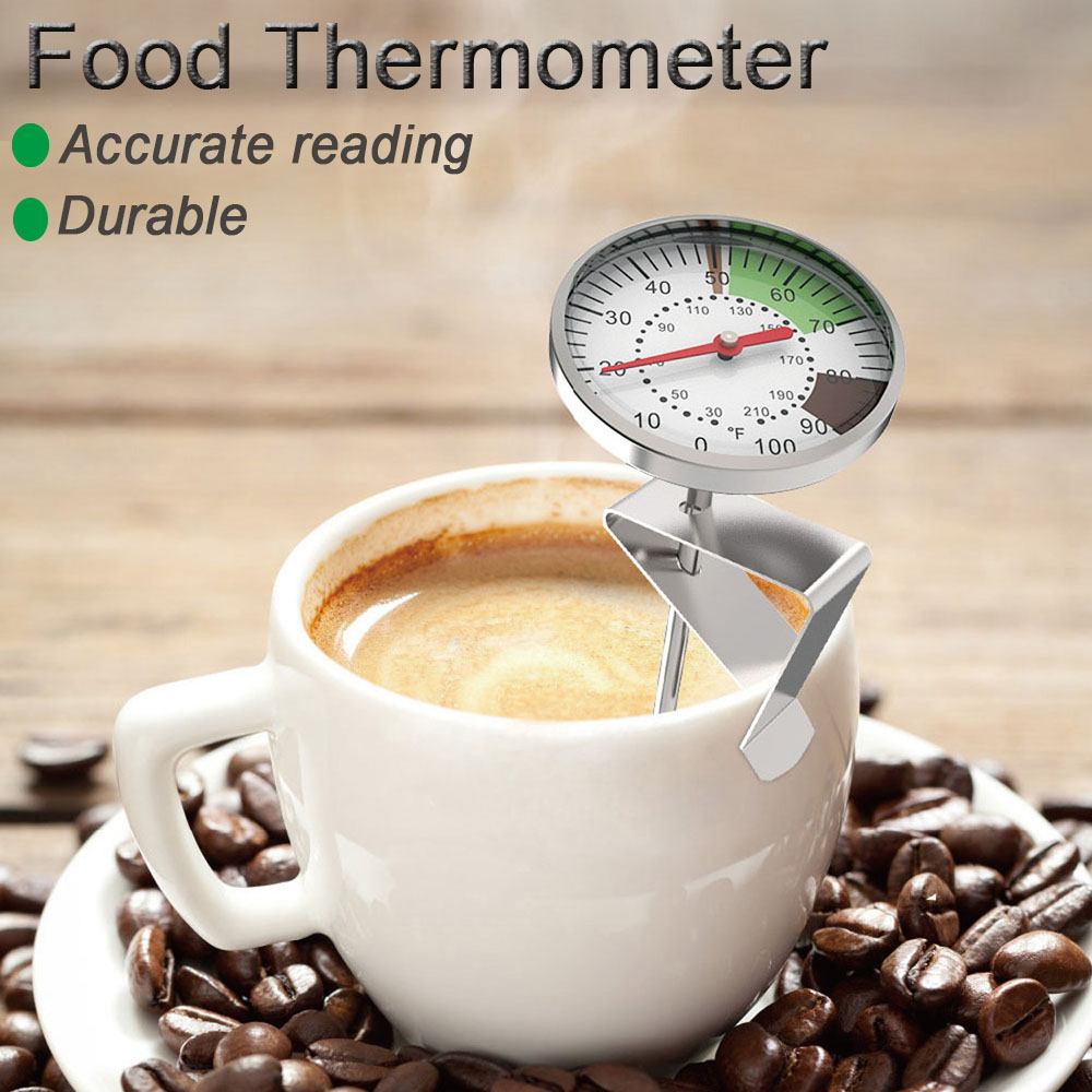 0-100 ° C 食品温度計ステンレス鋼コーヒーミルク温度 - Kitchen Gadgets Ninja のレビューと価格