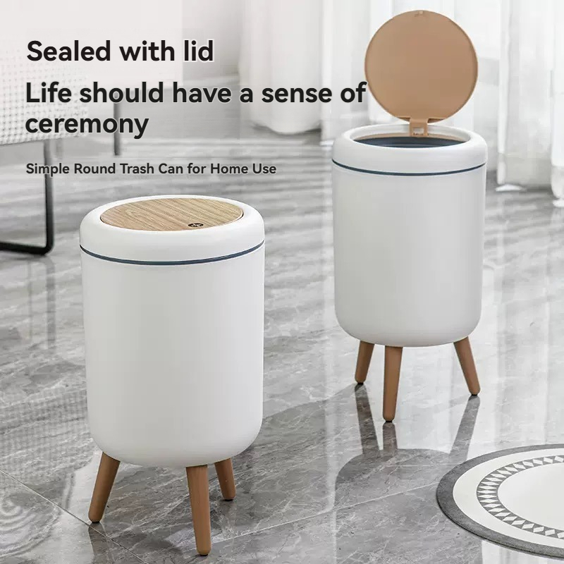 高級感のある蓋付き高脚家庭用ゴミ箱、バスルーム、キッチン、リ - Kitchen Gadgets Luxury のレビューと価格