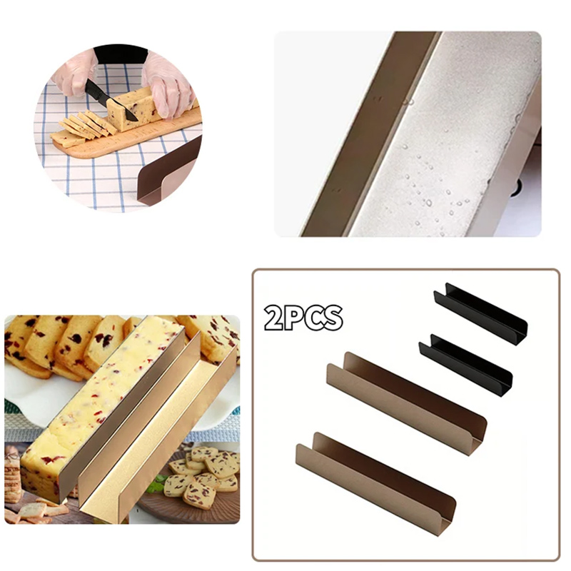 U 字型ノンスティックビスケット型長方形パン DIY クラン - Kitchen Gadgets Ninja のレビューと価格