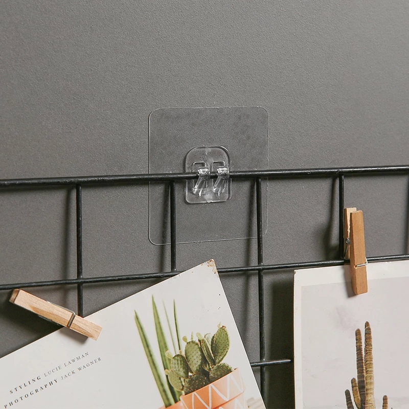 透明フック用ウォール収納ラック,ハンギングアクセサリー,強力 - Kitchen Gadgets Rack のレビューと価格