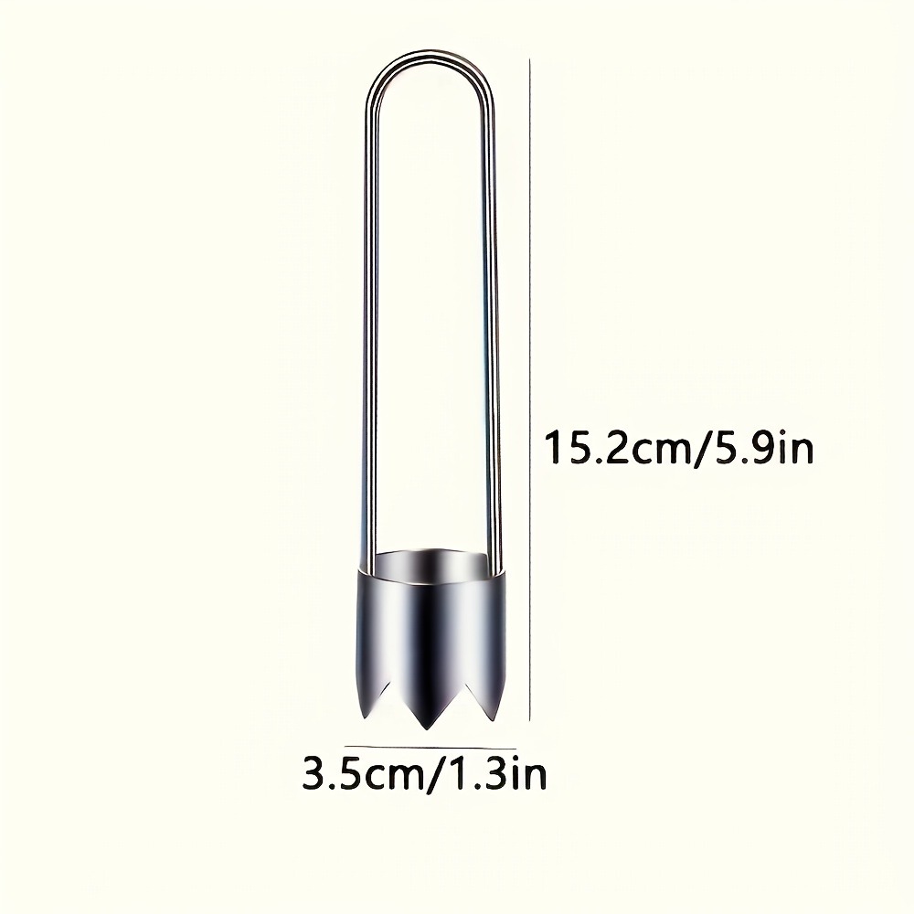 ステンレス製果物野菜芯抜き器、ピーマン種子除去ツール、リンゴ - Kitchen Gadgets Website のレビューと価格