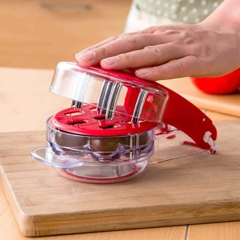 6穴チェリーコアラー（容器付き）キッチンガジェット、斬新なス - Kitchen Gadgets Novelty のレビューと価格