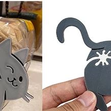 2個入り 3D猫尻パン袋クリップ スナック袋シーリングクリッ - Kitchen Gadgets Novelty のレビューと価格