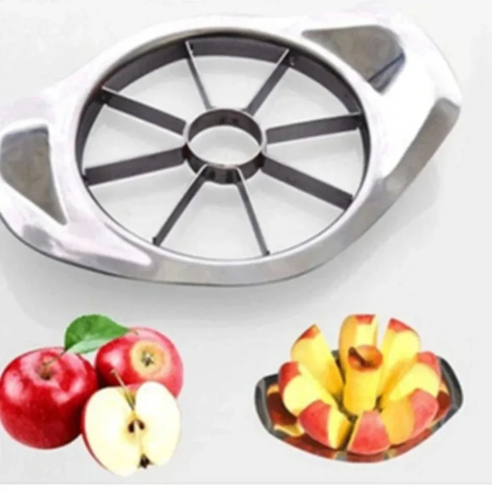 キッチン用品 ステンレス製 快適ハンドル付き アップルスライ - Apple Corer Slicer のレビューと価格
